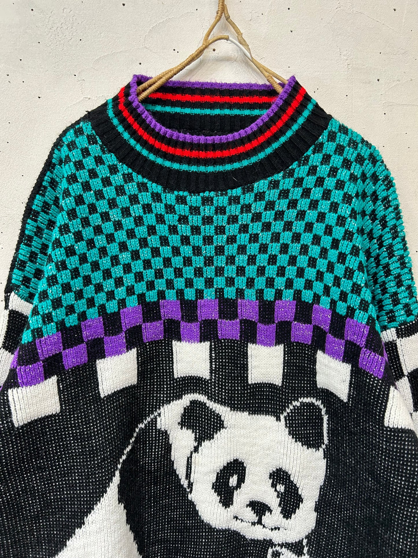 ’80s Vintage Fancy Knit Sweater［A25976］