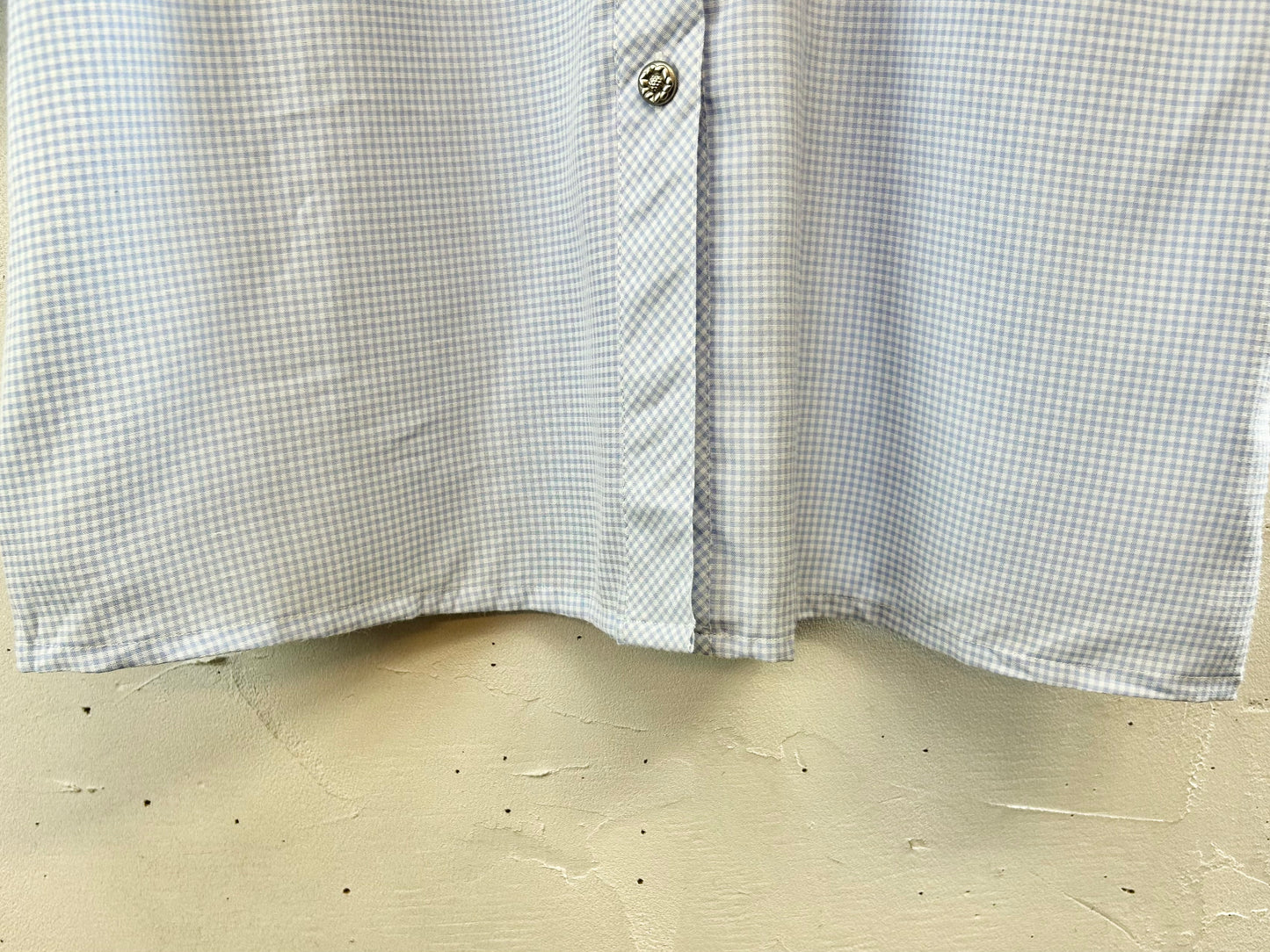 Vintage Gingham Plaid Blouse [E30288]