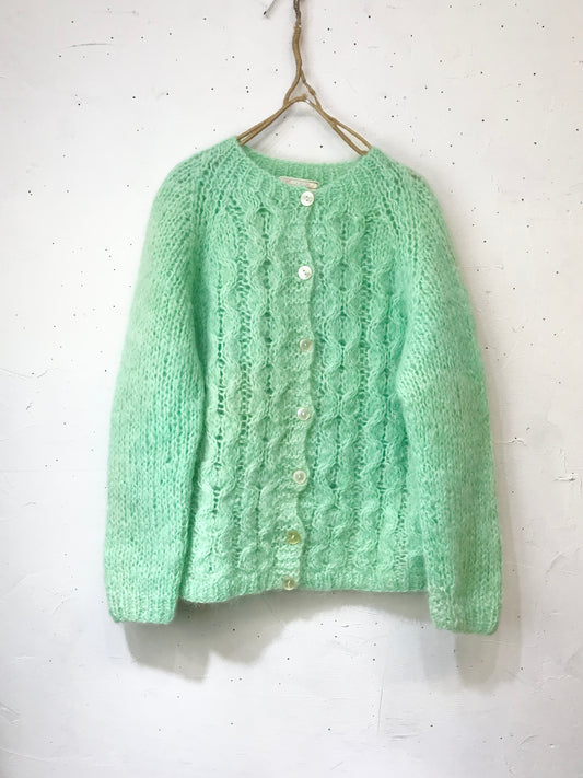 Vintage Hand Knit Cardigan  MADE IN ITALY [K25428]