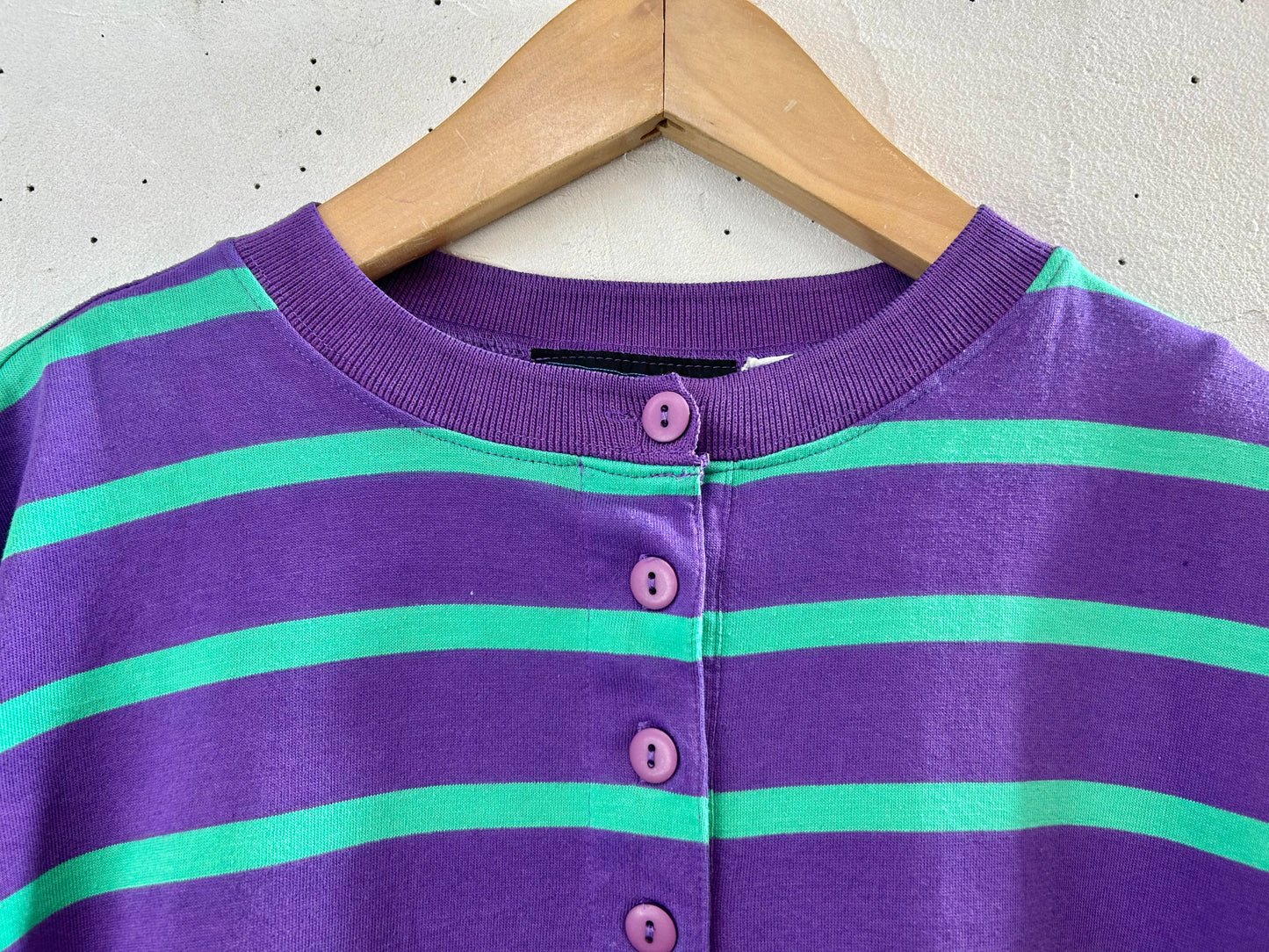 Vintage Henry Neck T-Shirt [F30493]