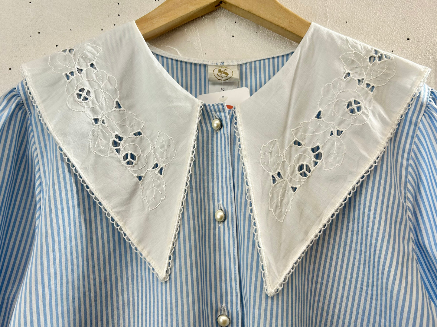 Vintage Stripe Blouse MADE IN GERMANY [E30287]