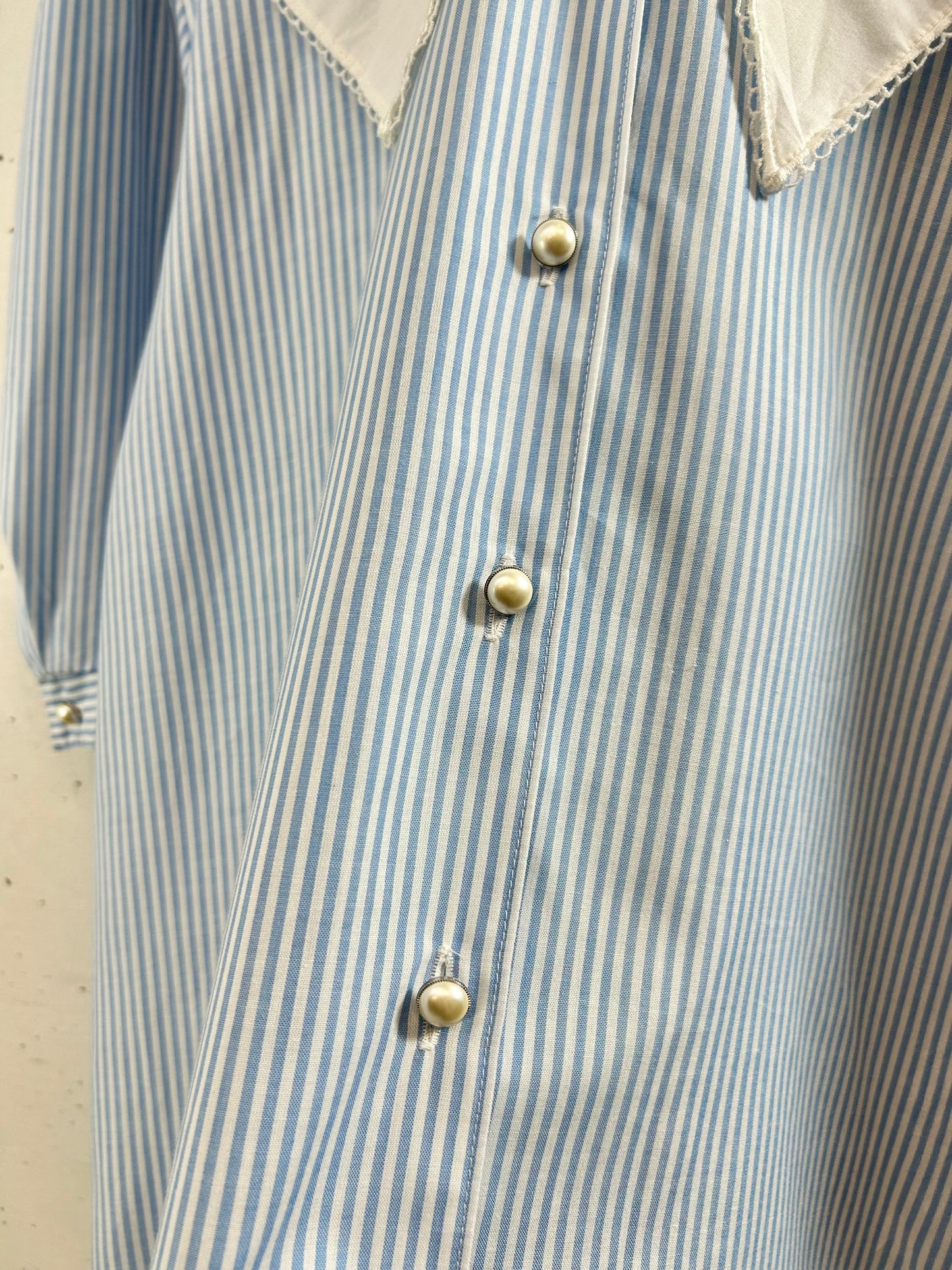 Vintage Stripe Blouse MADE IN GERMANY [E30287]