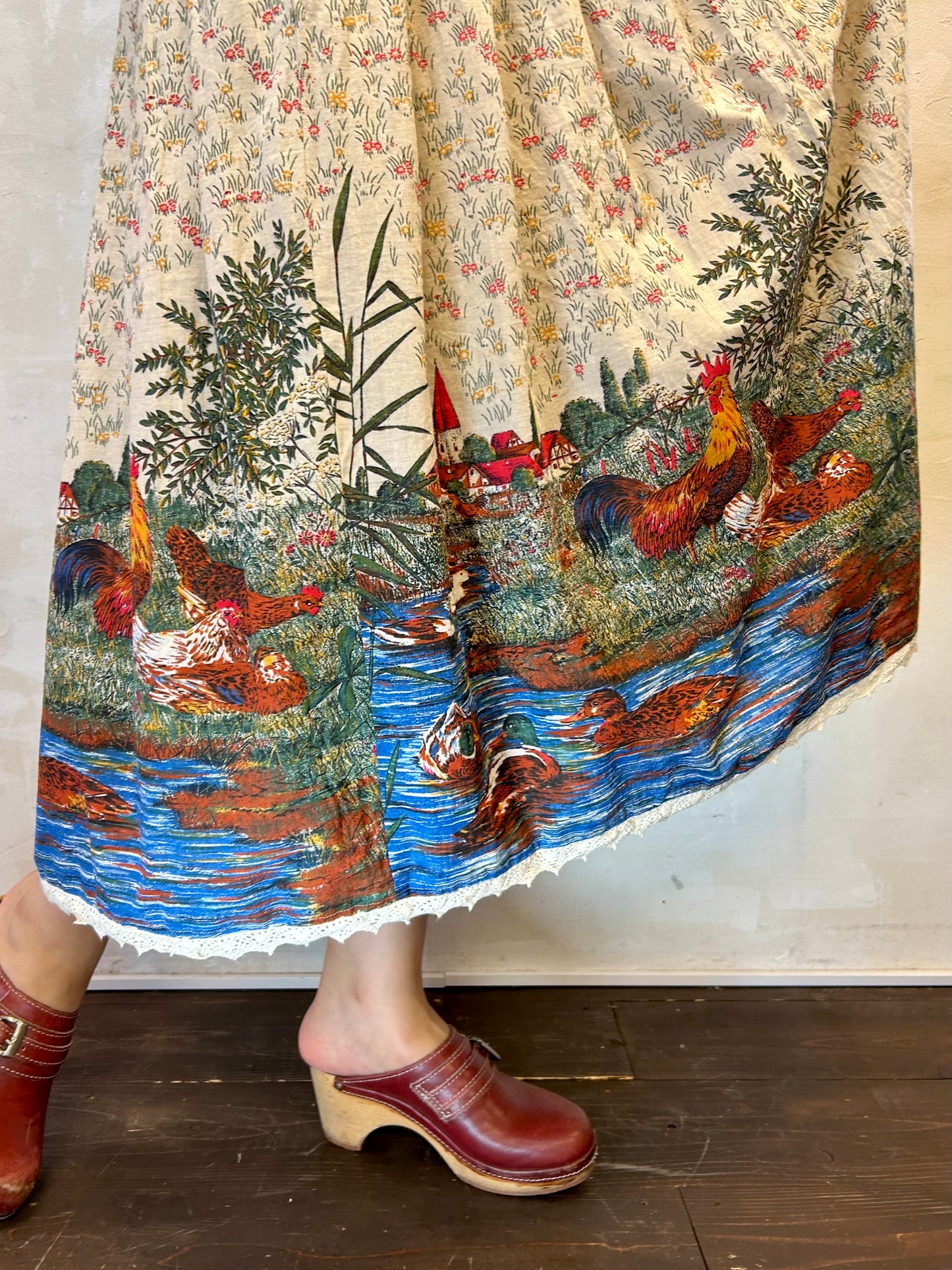 Vintage End Pattern Skirt [H28330]