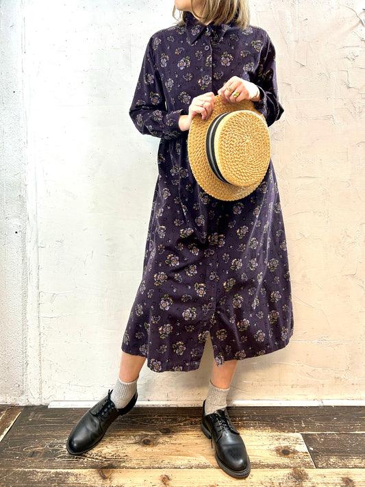 Vintage Corduroy Dress  [K28992]