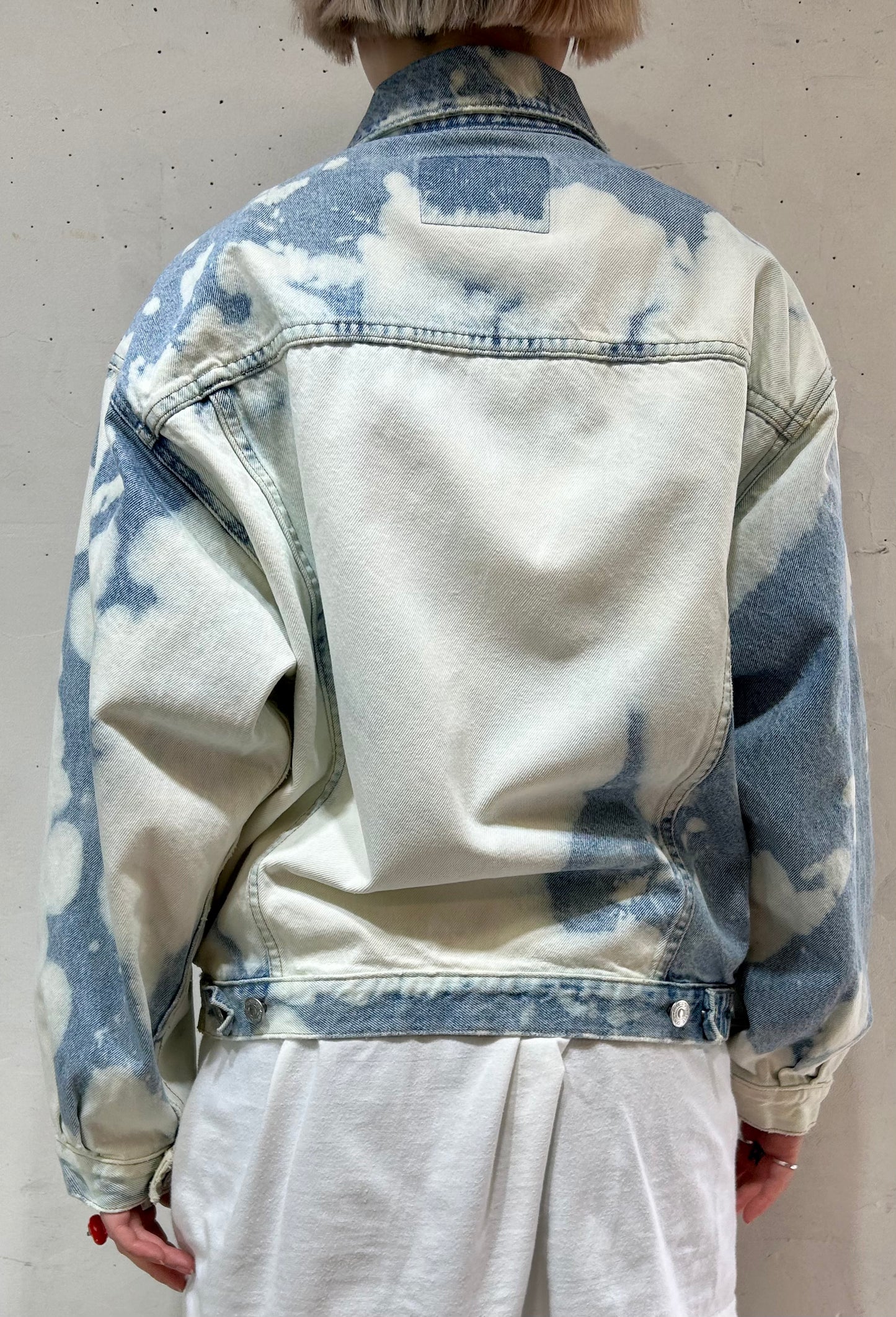 Vintage Bleach Design Denim Jacket 〜OLD GAP〜 [D26797]