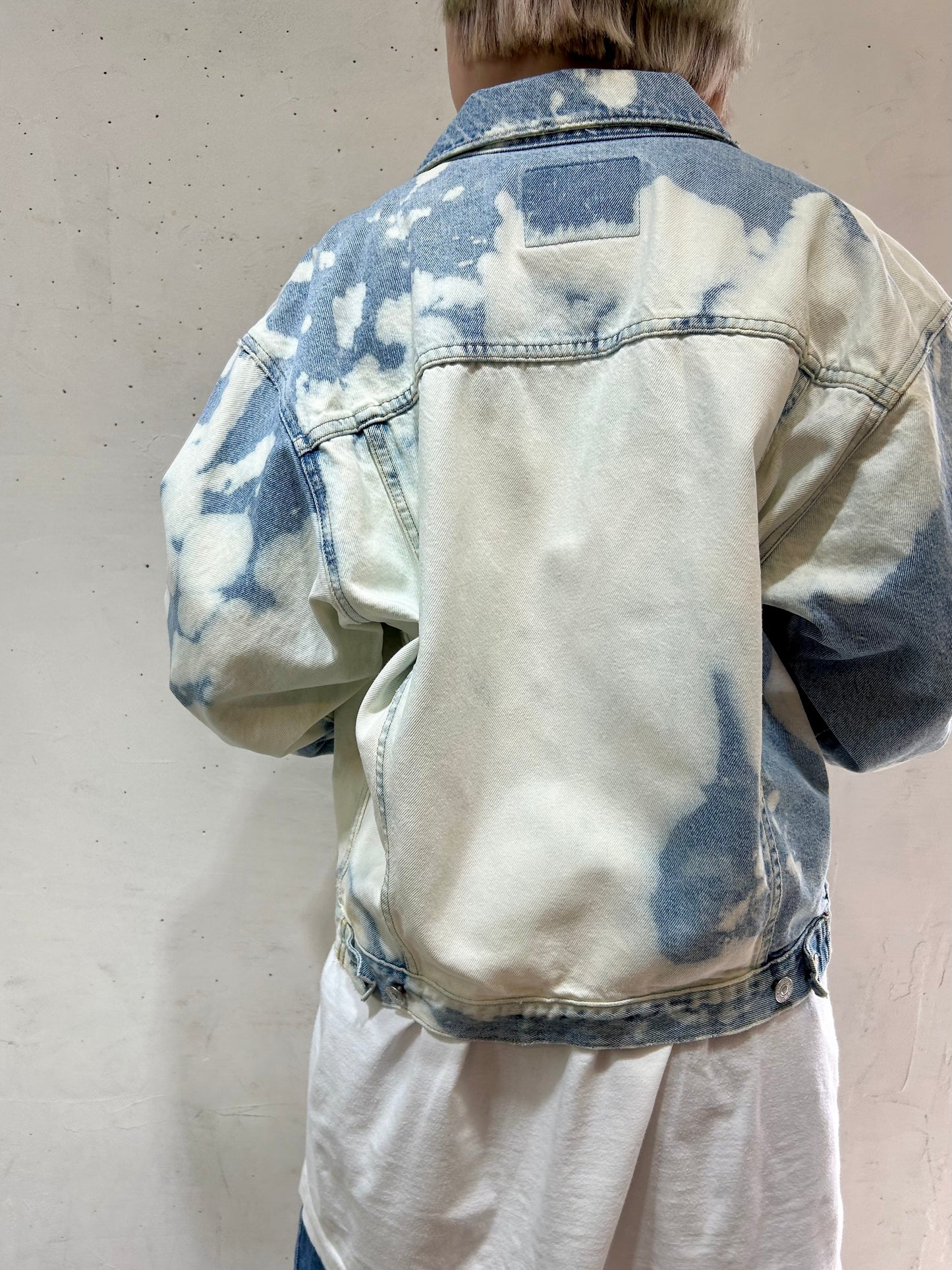 Vintage Bleach Design Denim Jacket 〜OLD GAP〜 [D26797]