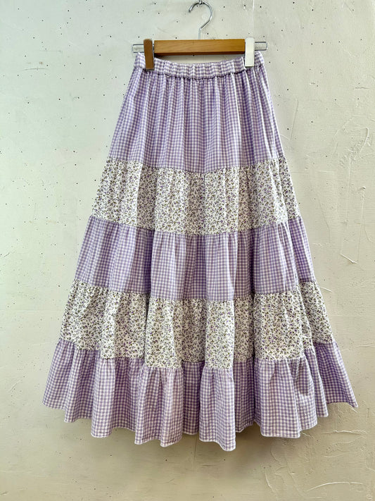 Vintage Tiered Skirt [E30284]