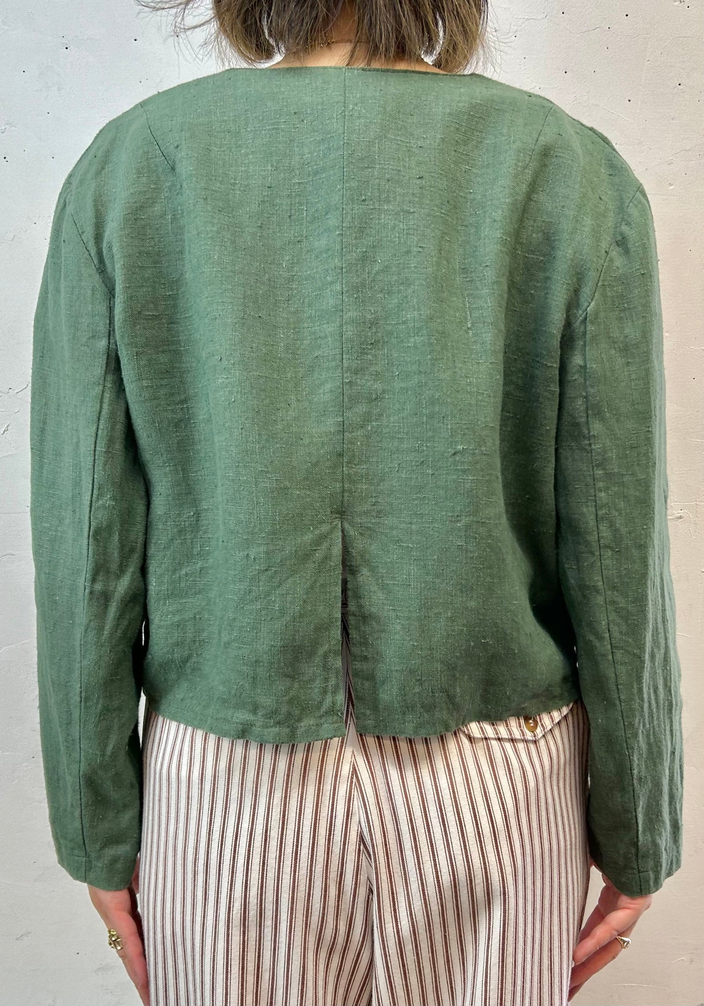 Vintage Linen Jacket [E27224]