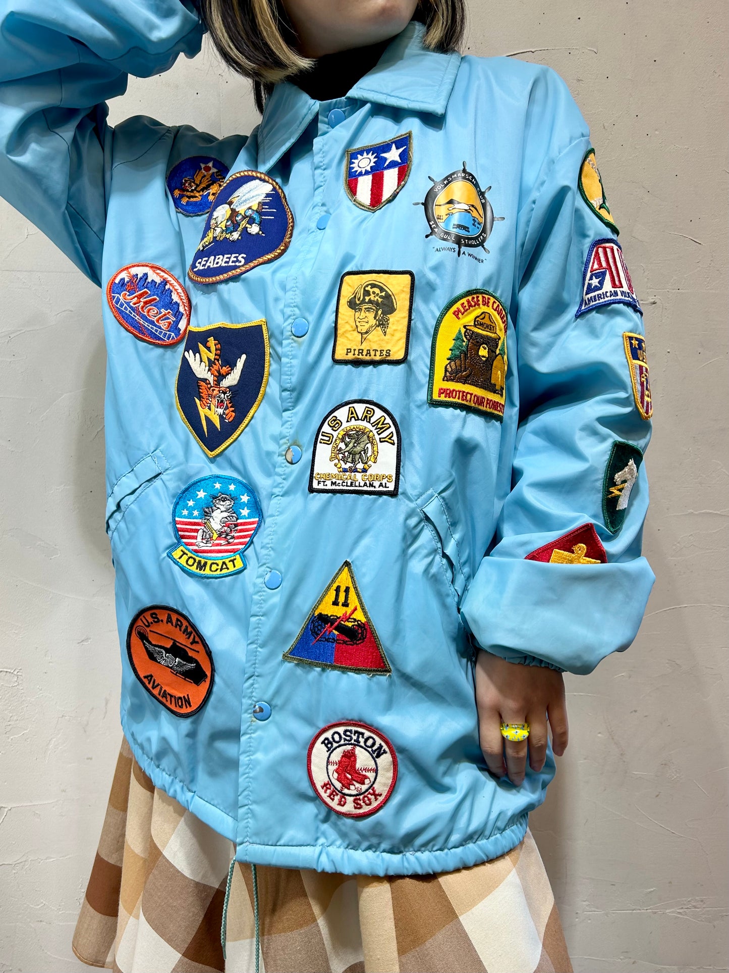 ’80s Vintage Wappen Jacket [L25751]