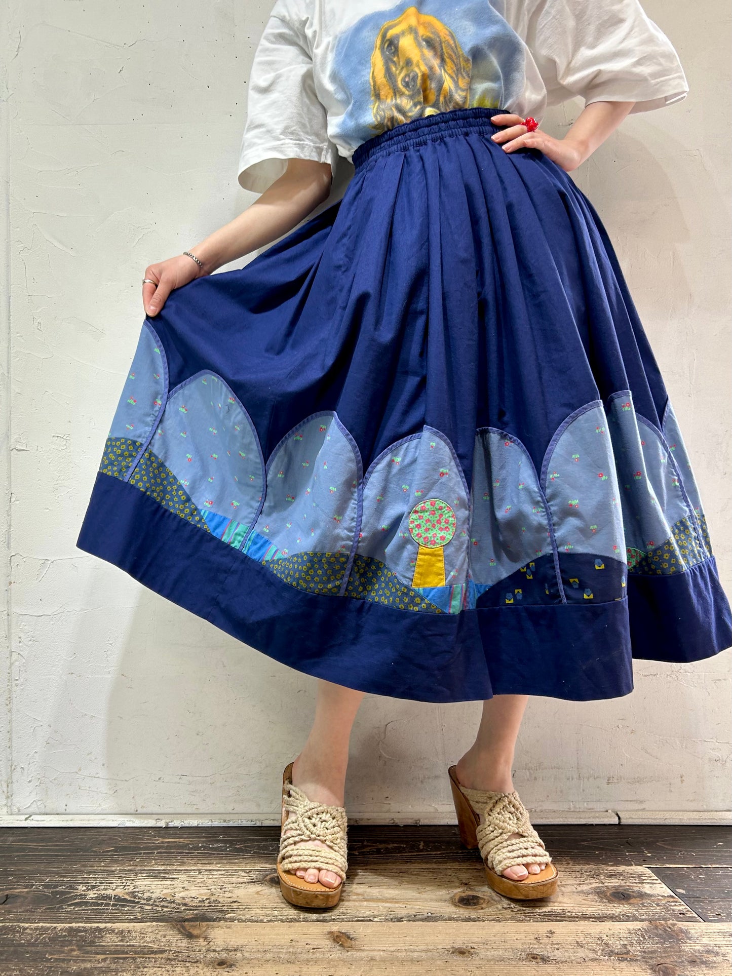 Vintage Patch Skirt 〜sigikid〜 [D26793]