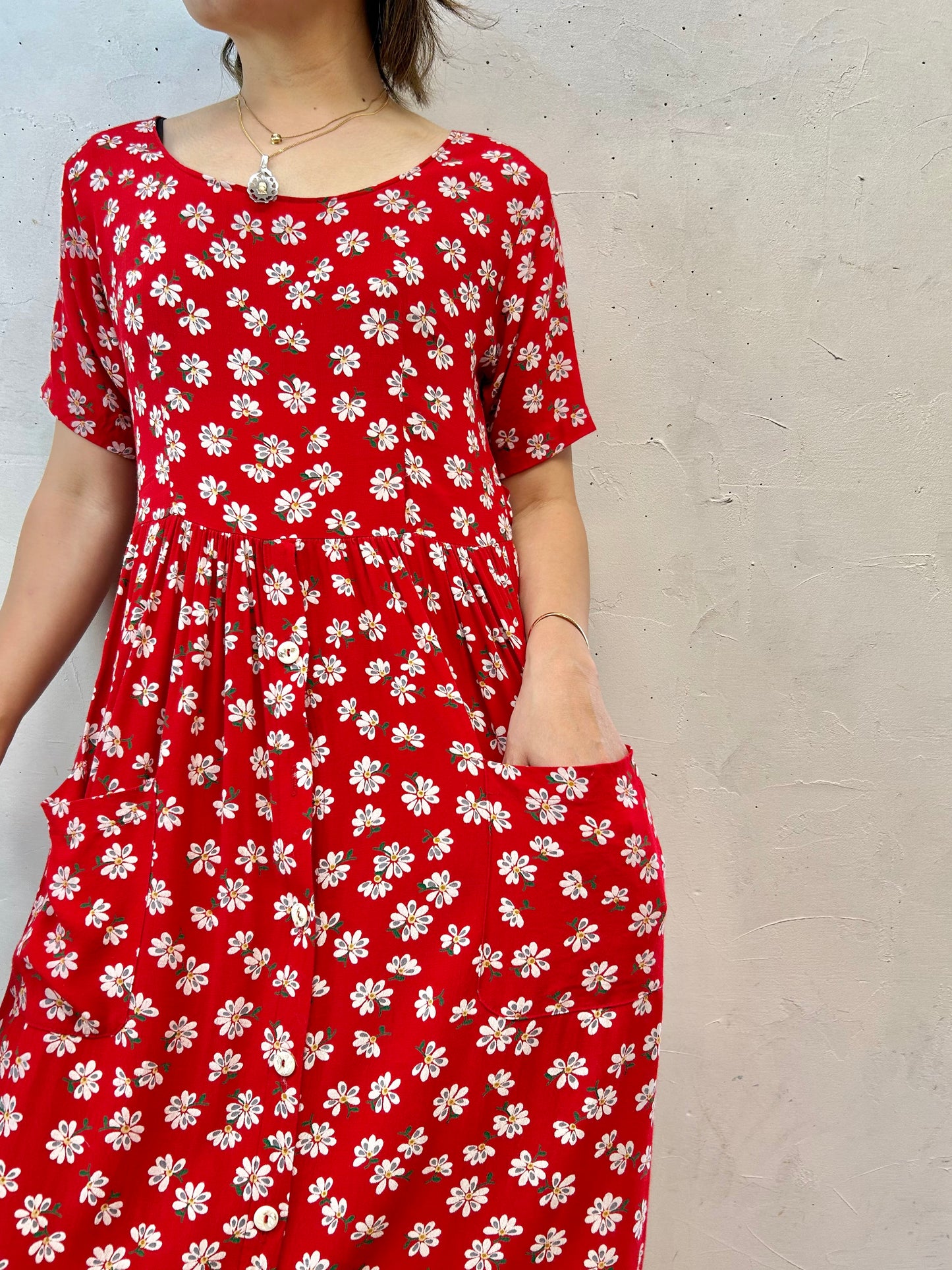 Vintage Flower Dress [E27222]