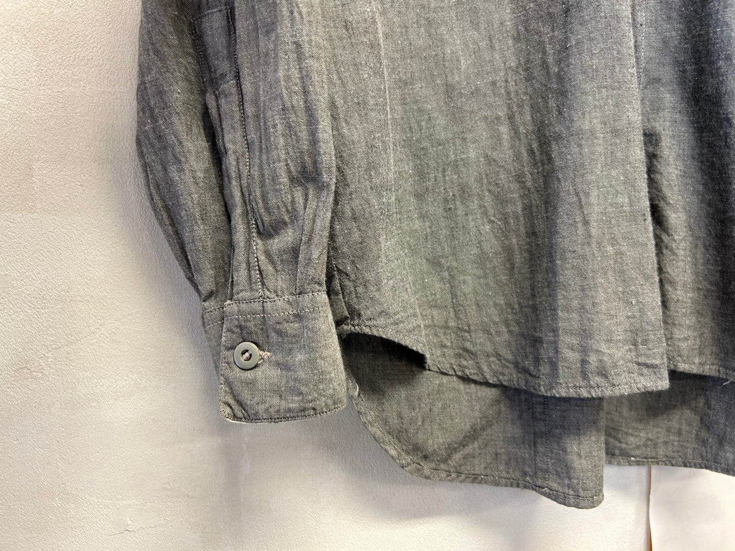 Vintage Black Chambray Shirt  [H28326]