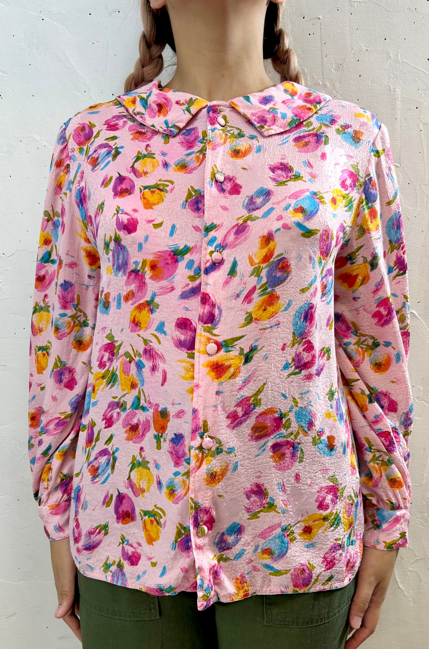 Vintage Flower Blouse [G27813]