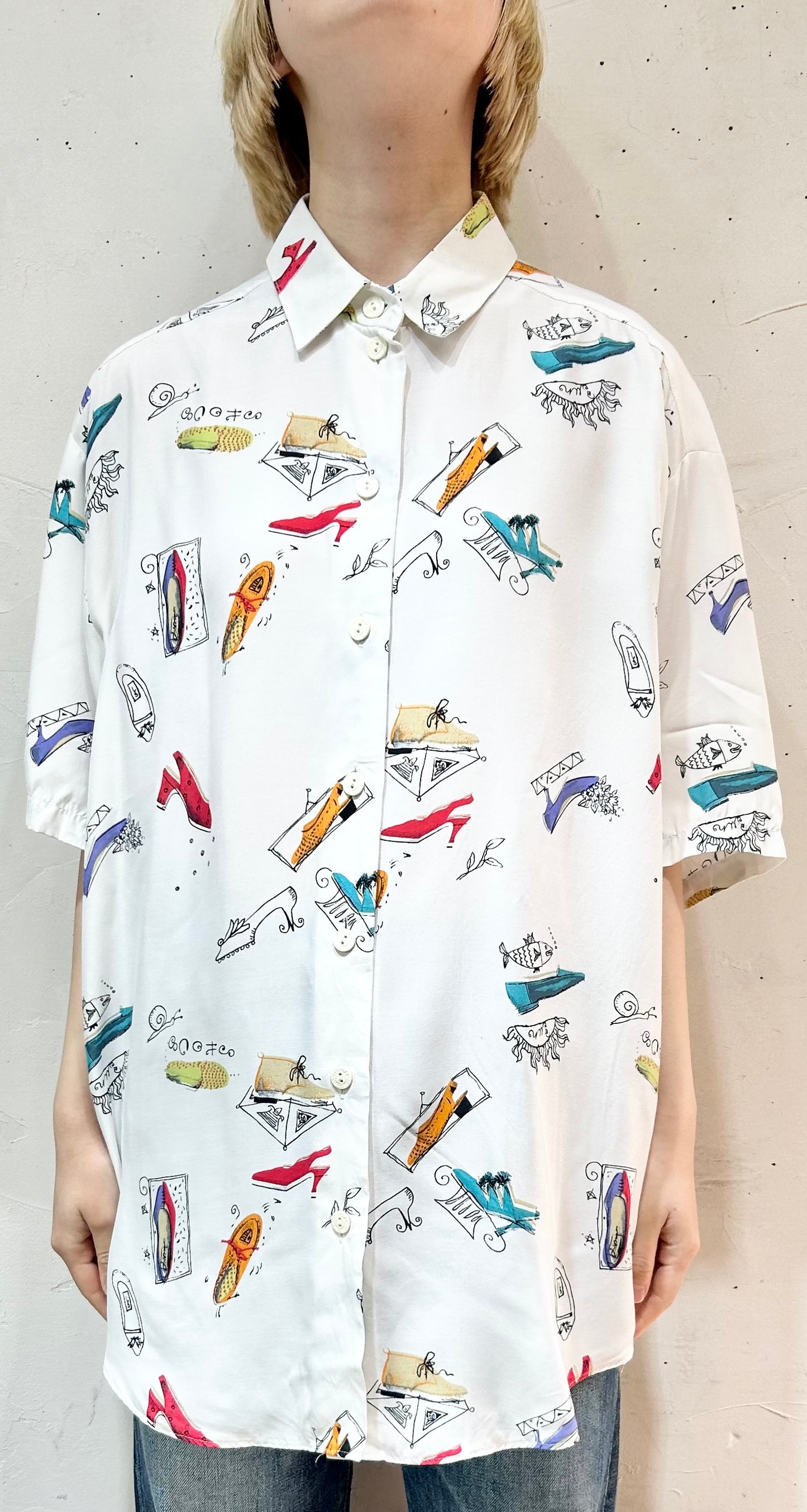 Vintage Viscose Shirt  [E27045]