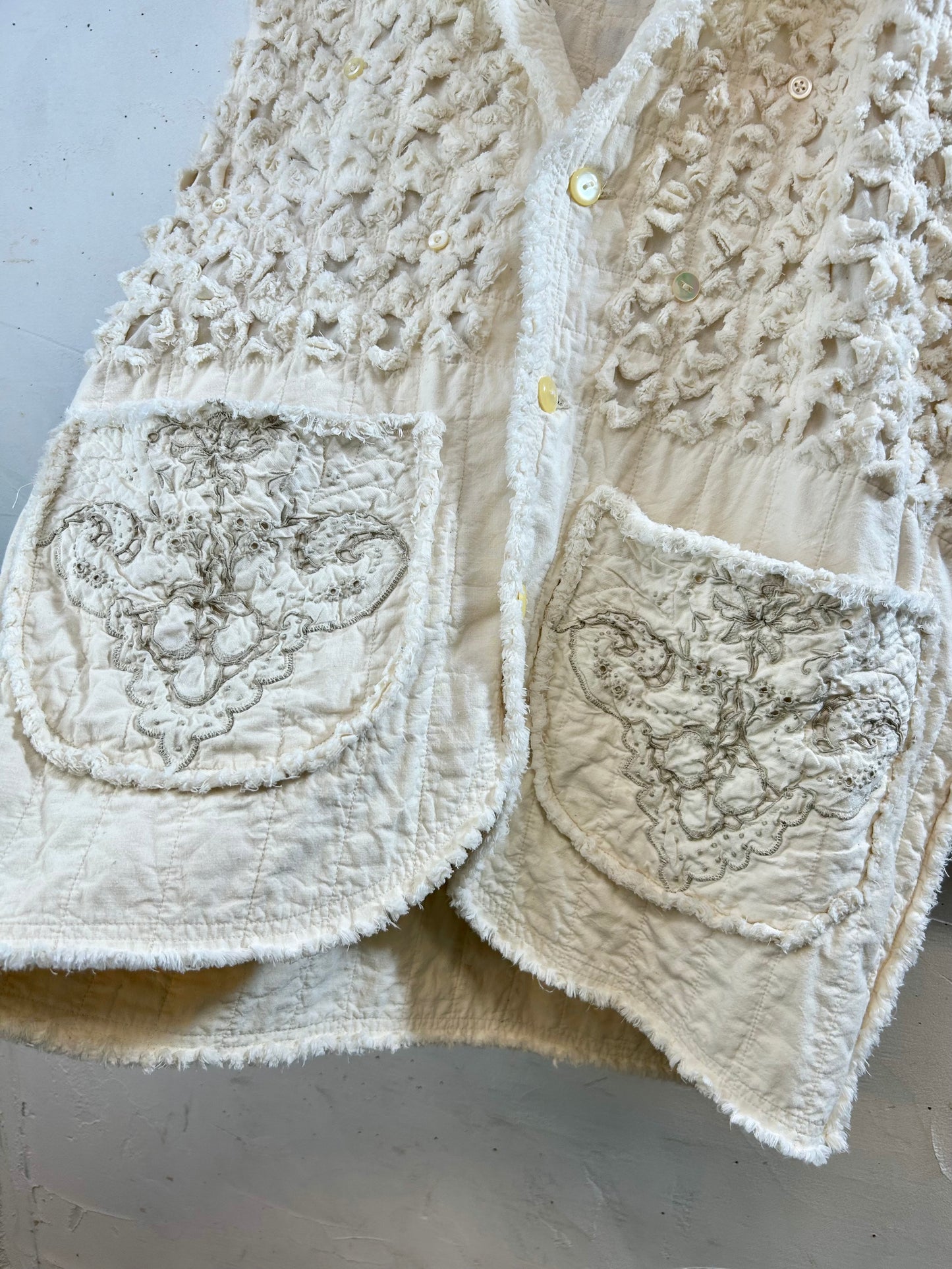 Vintage Slash Quilt Jacket [D30069]