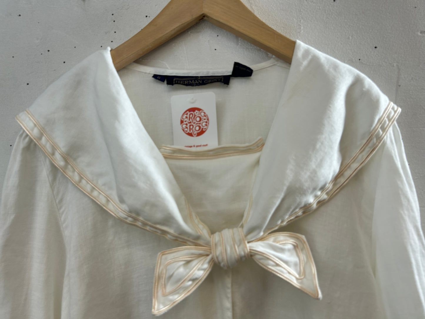 Vintage White Blouse 〜HERMAN GEIST〜[F27650]