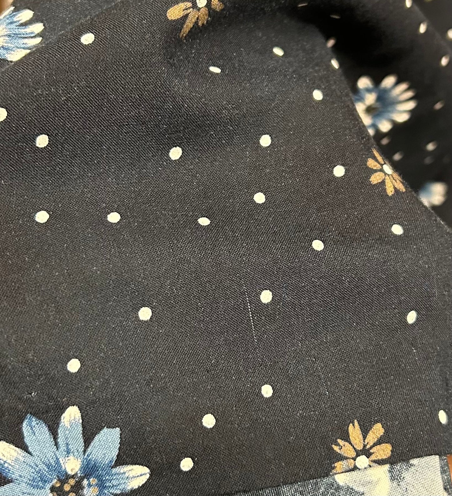 Vintage Rayon Skirt MADE IN USA [D30065]