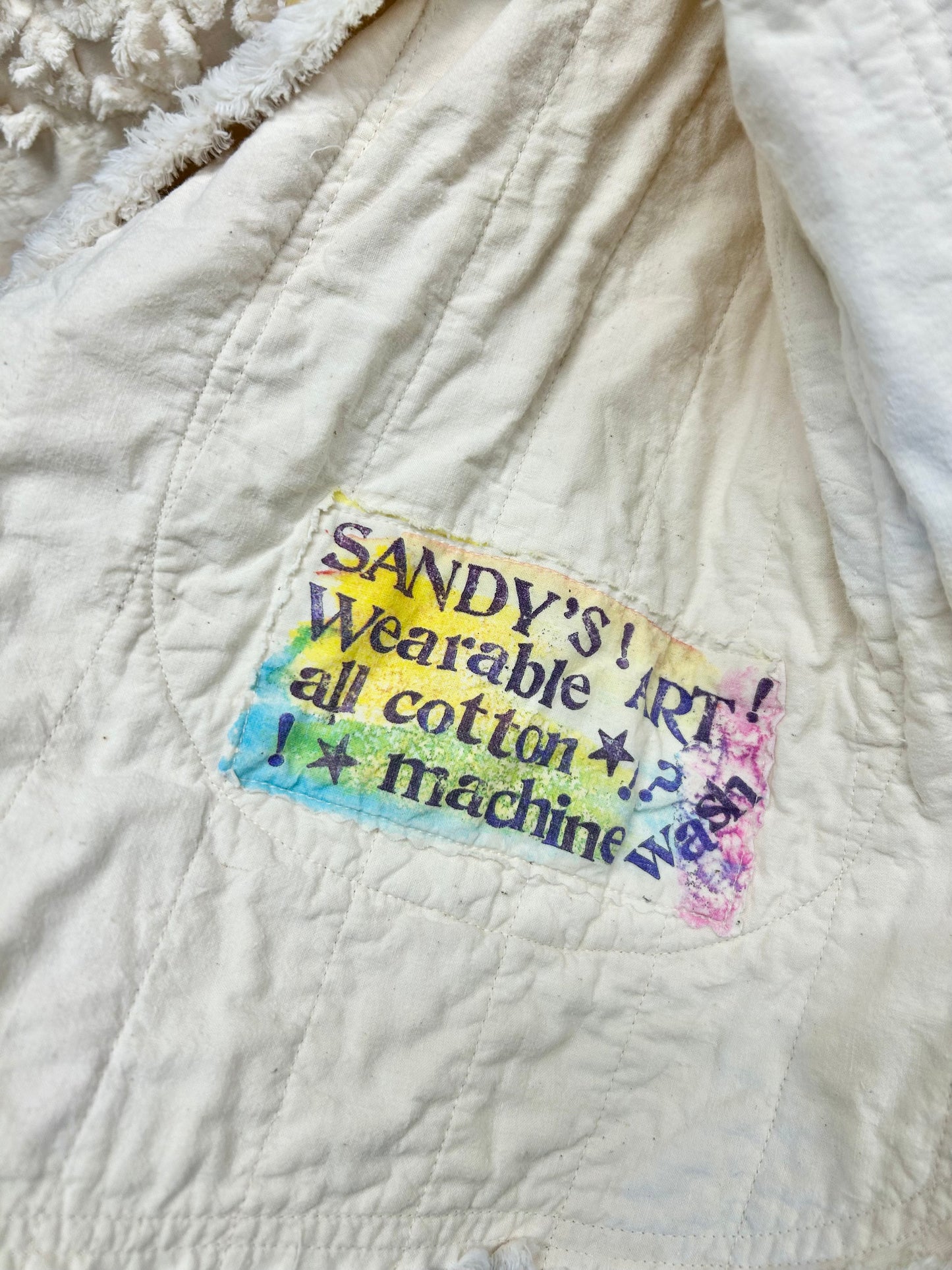 Vintage Slash Quilt Jacket [D30069]