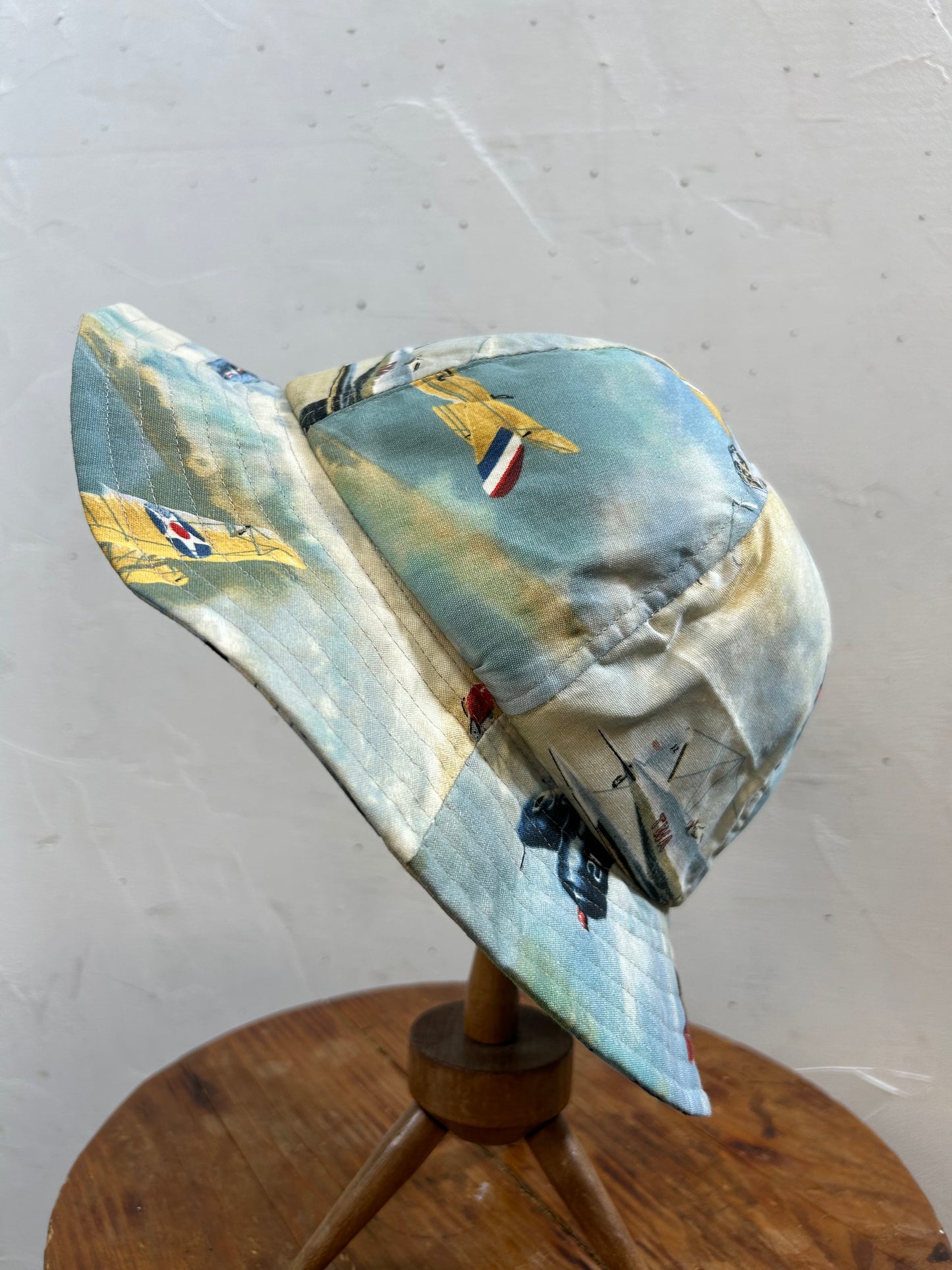 Vintage Fabric Propeller plane Hat 〜Amy Nina〜 [F27664]