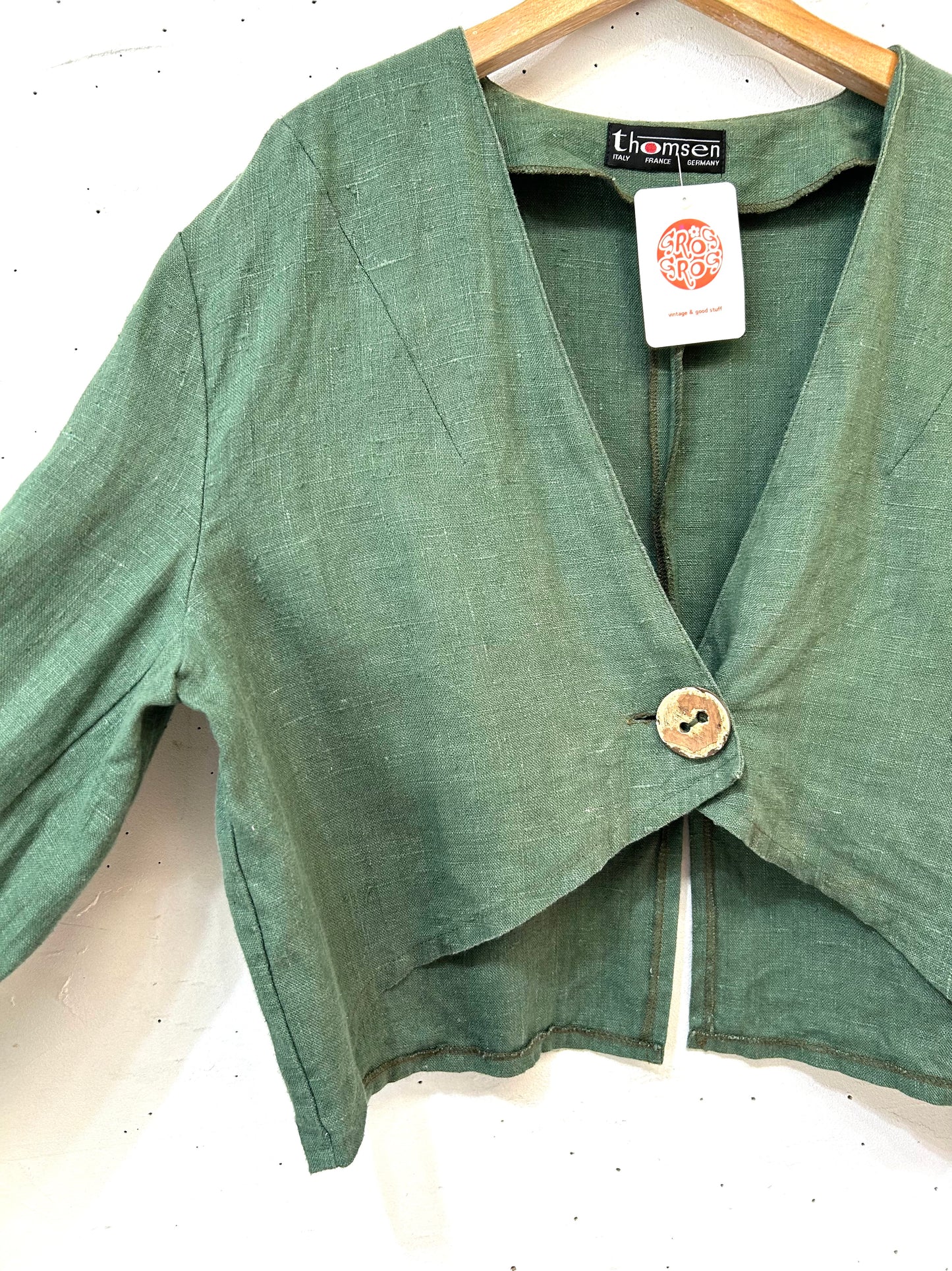 Vintage Linen Jacket [E27224]