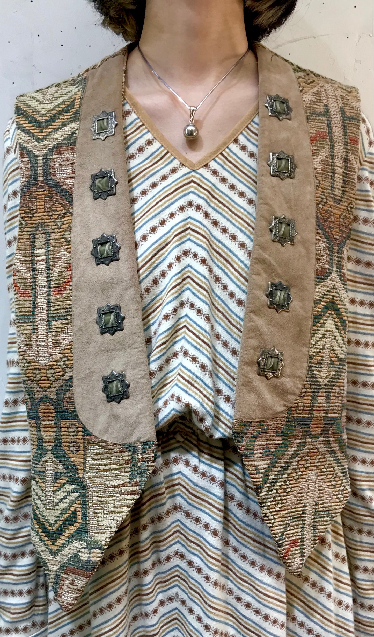 Vintage Rug Vest [K25438]