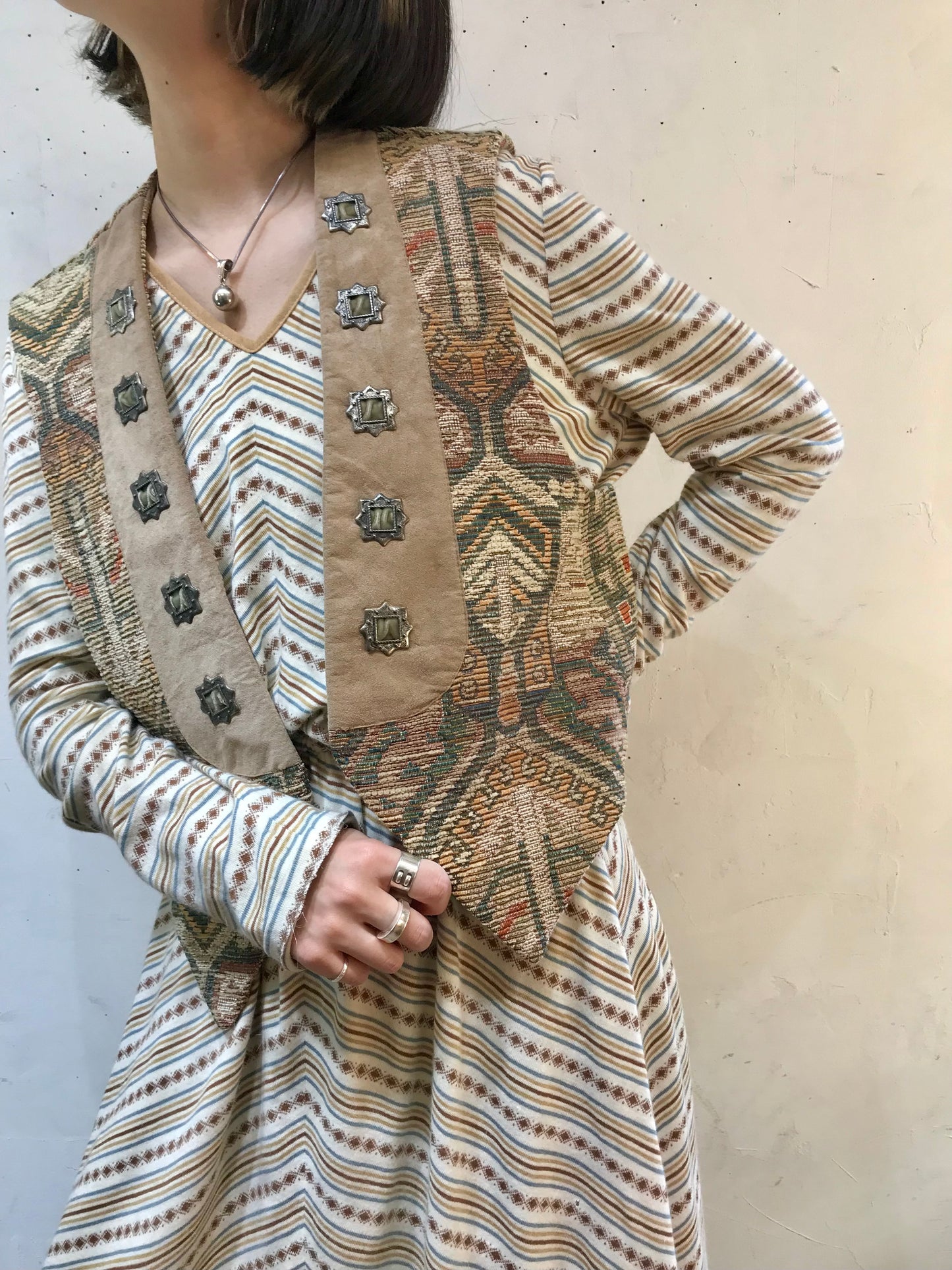 Vintage Rug Vest [K25438]