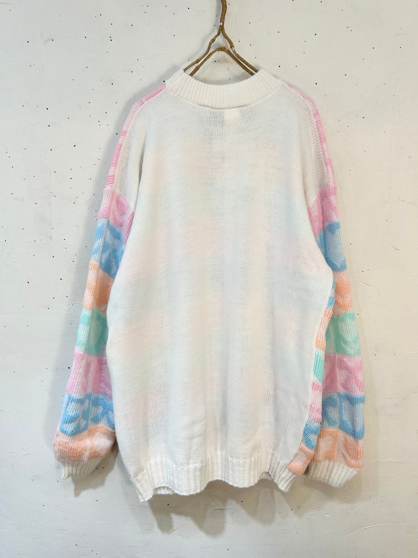 Vintage Fancy Knit Sweater 〜MADE IN USA〜 [K25440]