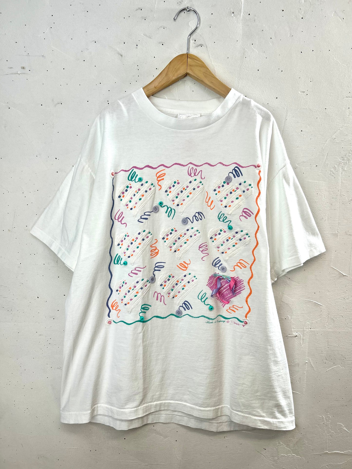 Vintage T Shirt 〜HEART〜[D29882]