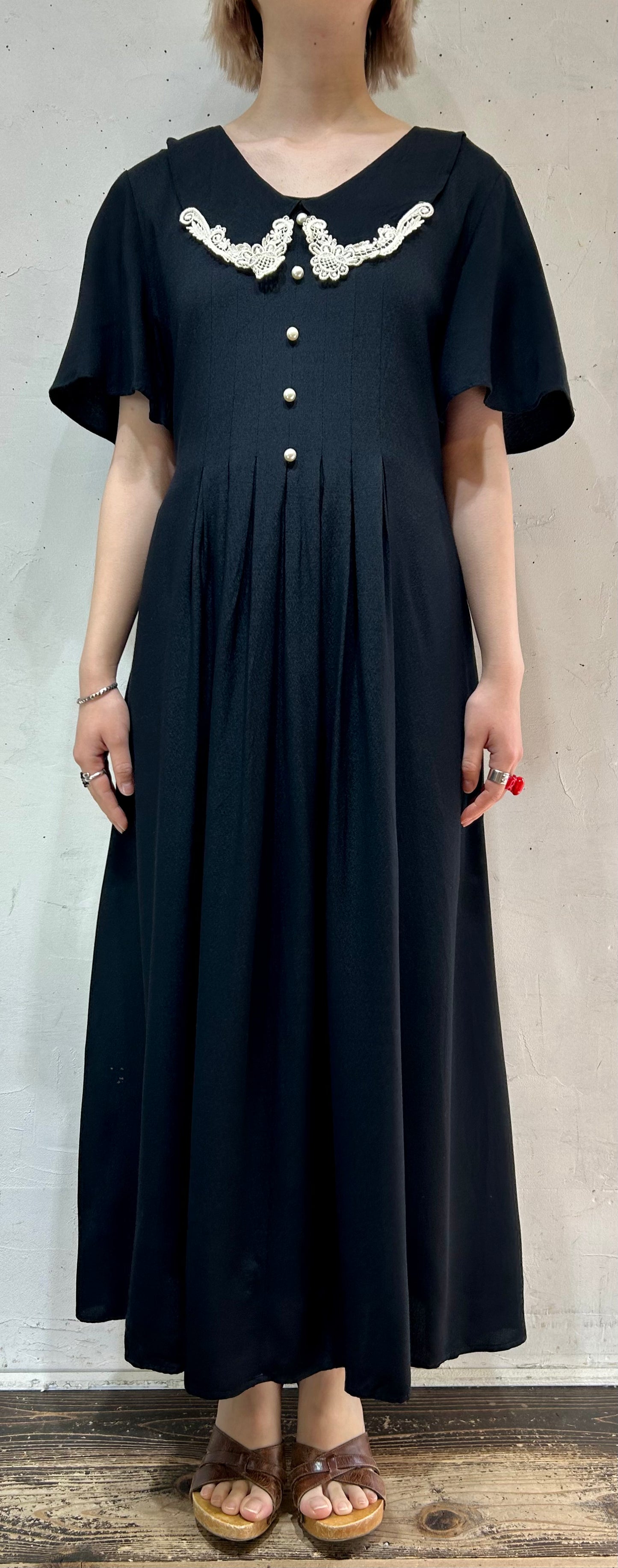 Vintage Dress MADE IN USA [D26796]