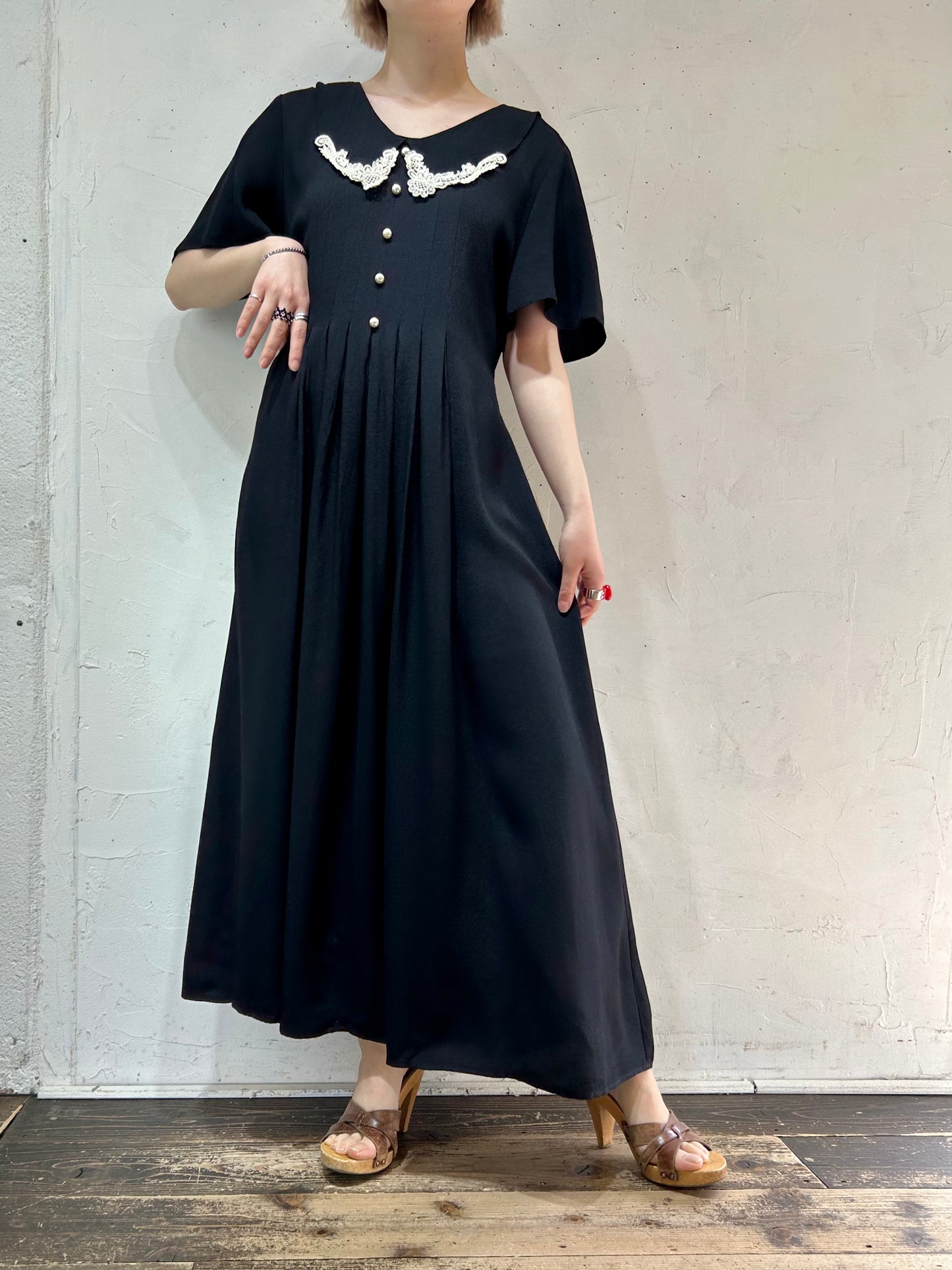 Vintage Dress MADE IN USA [D26796]