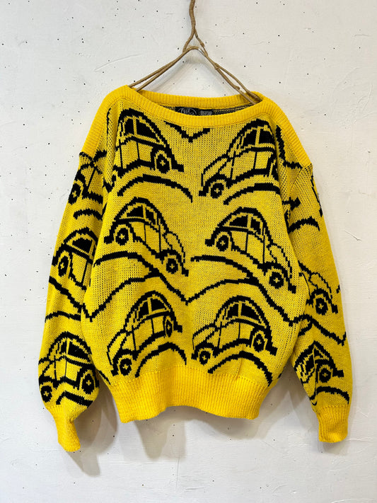 Vintage Knit Sweater [K25452]