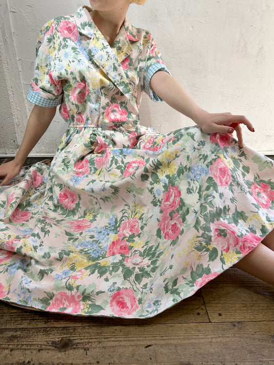 Vintage Flower Dress [C26479]