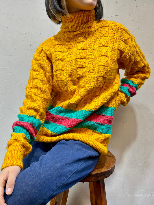 Vintage Turtle Hand Knit [L25749]