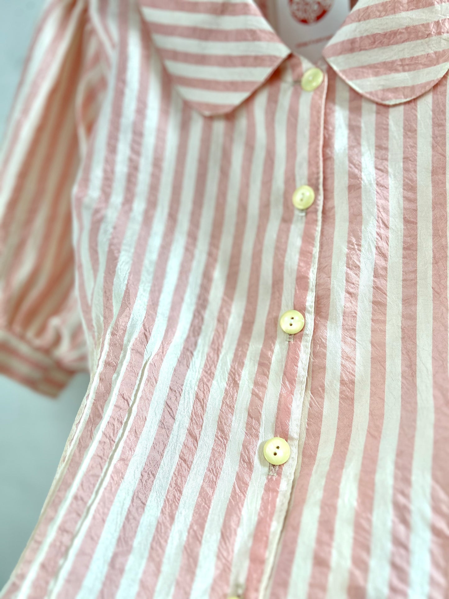 Vintage Stripe Blouse MADE IN FRANCE [D30074]