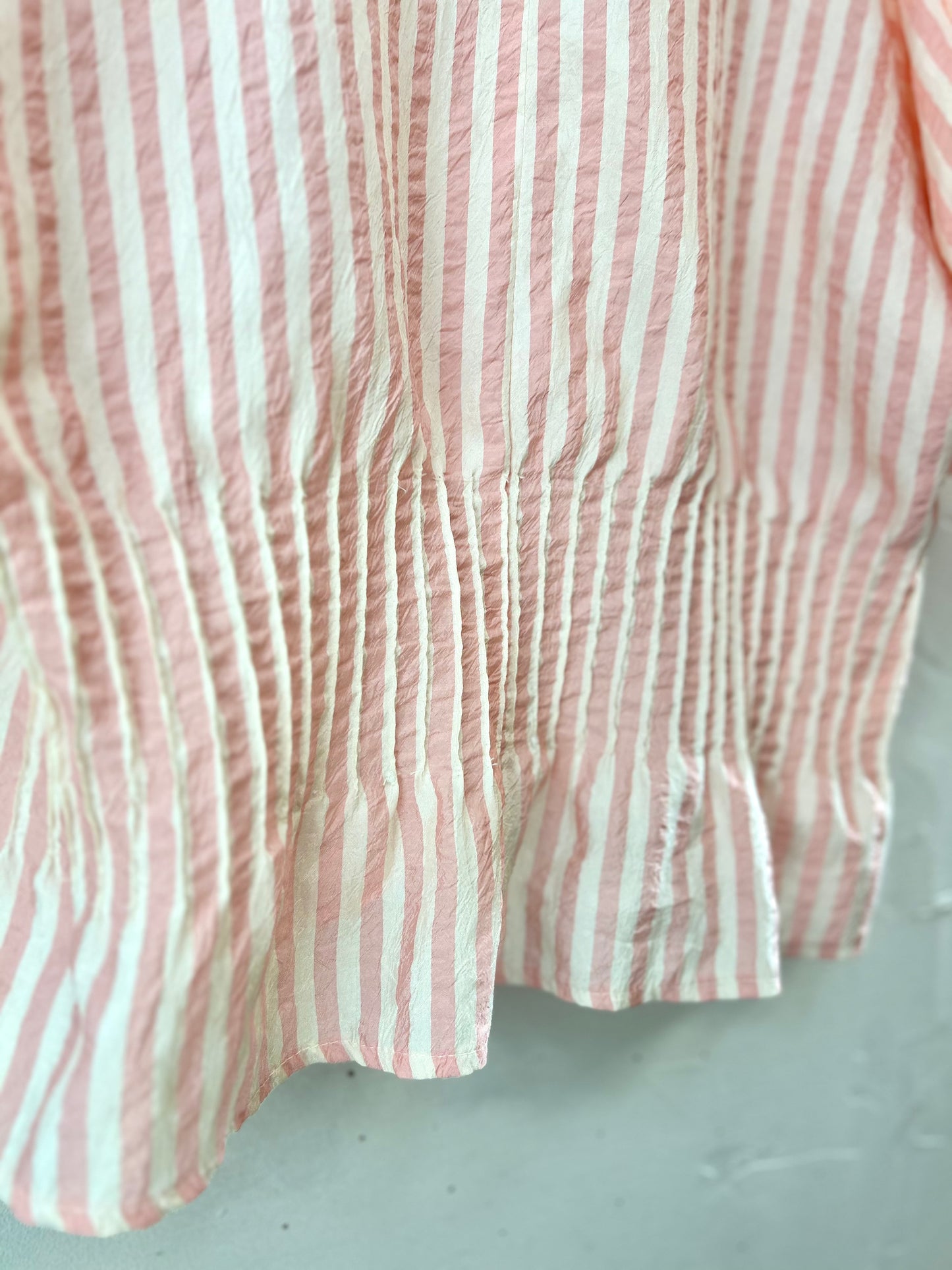 Vintage Stripe Blouse MADE IN FRANCE [D30074]