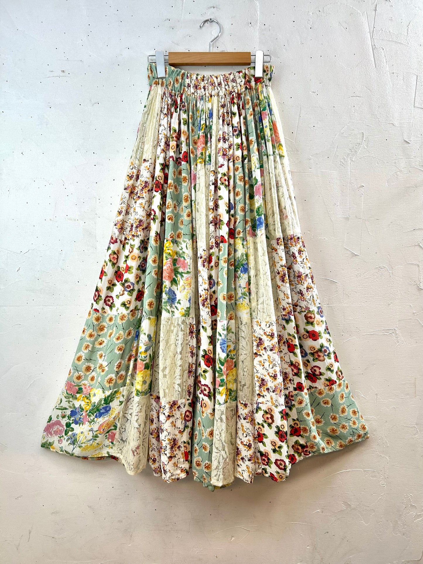 Vintage Patchwork Skirt  [C29654]