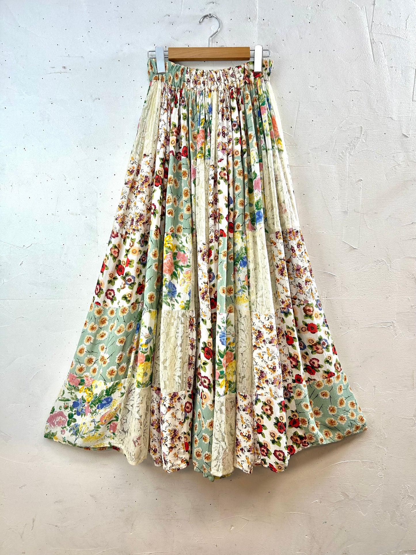 Vintage Patchwork Skirt  [C29654]