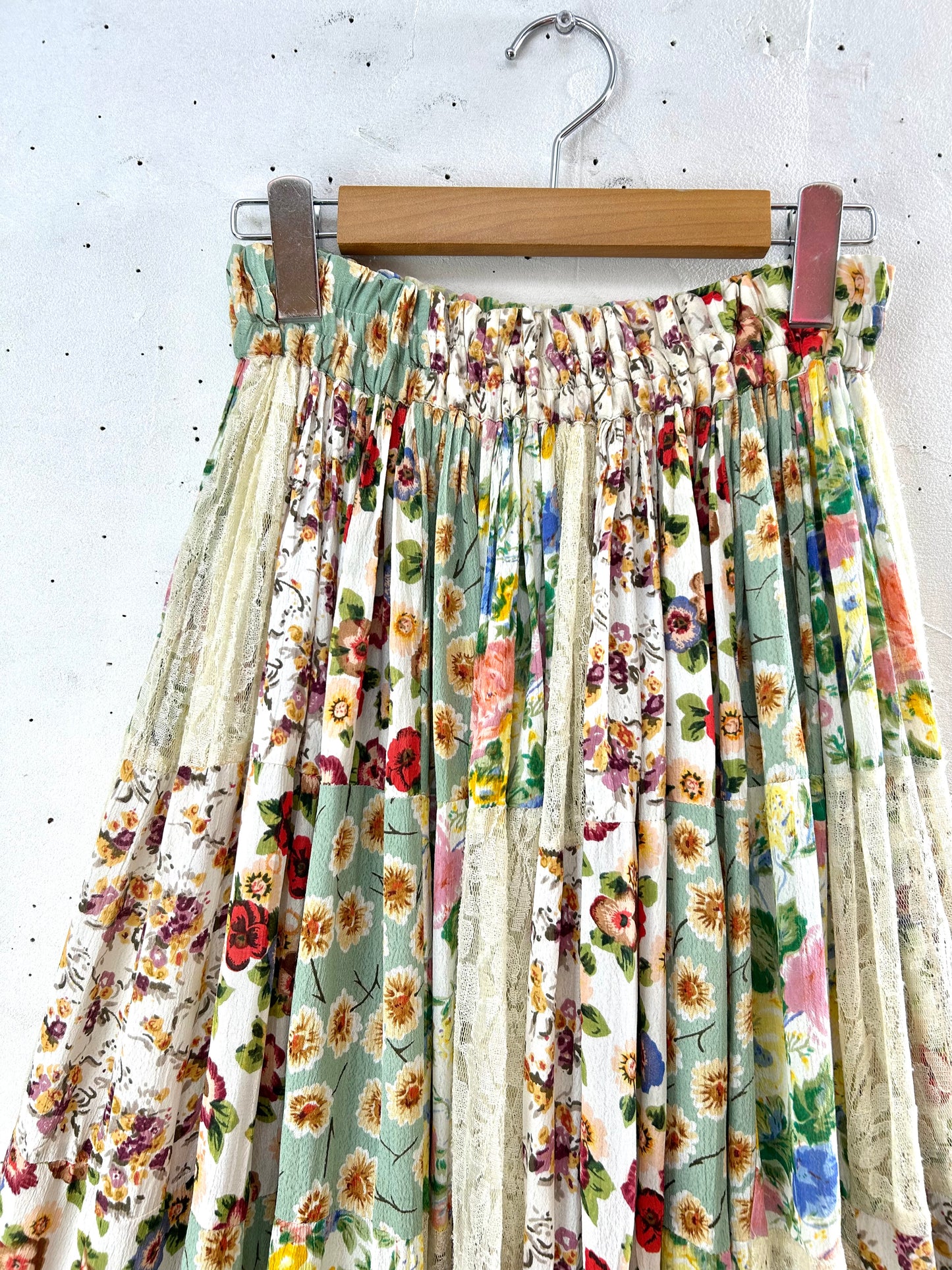 Vintage Patchwork Skirt  [C29654]