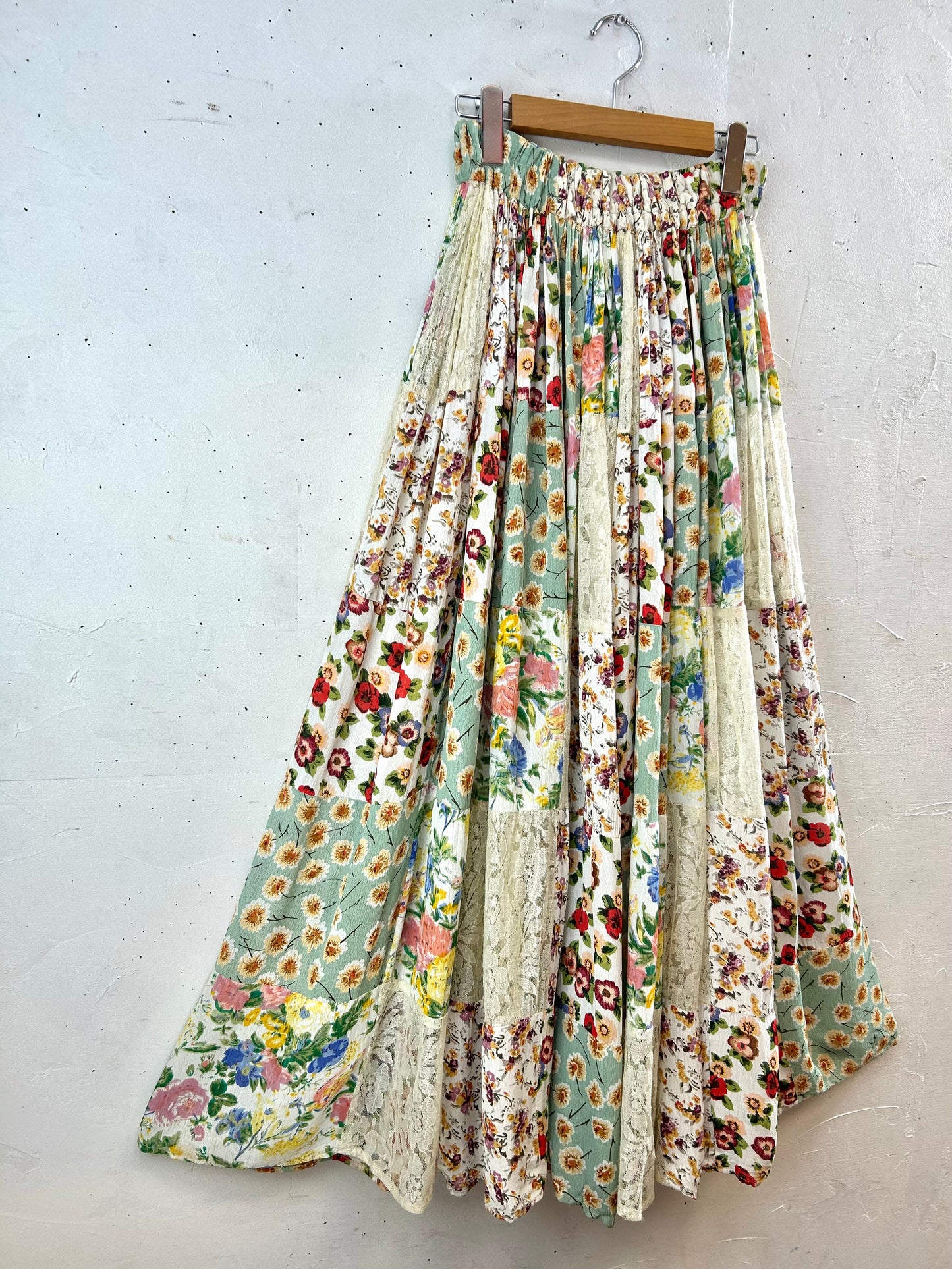 Vintage Patchwork Skirt  [C29654]