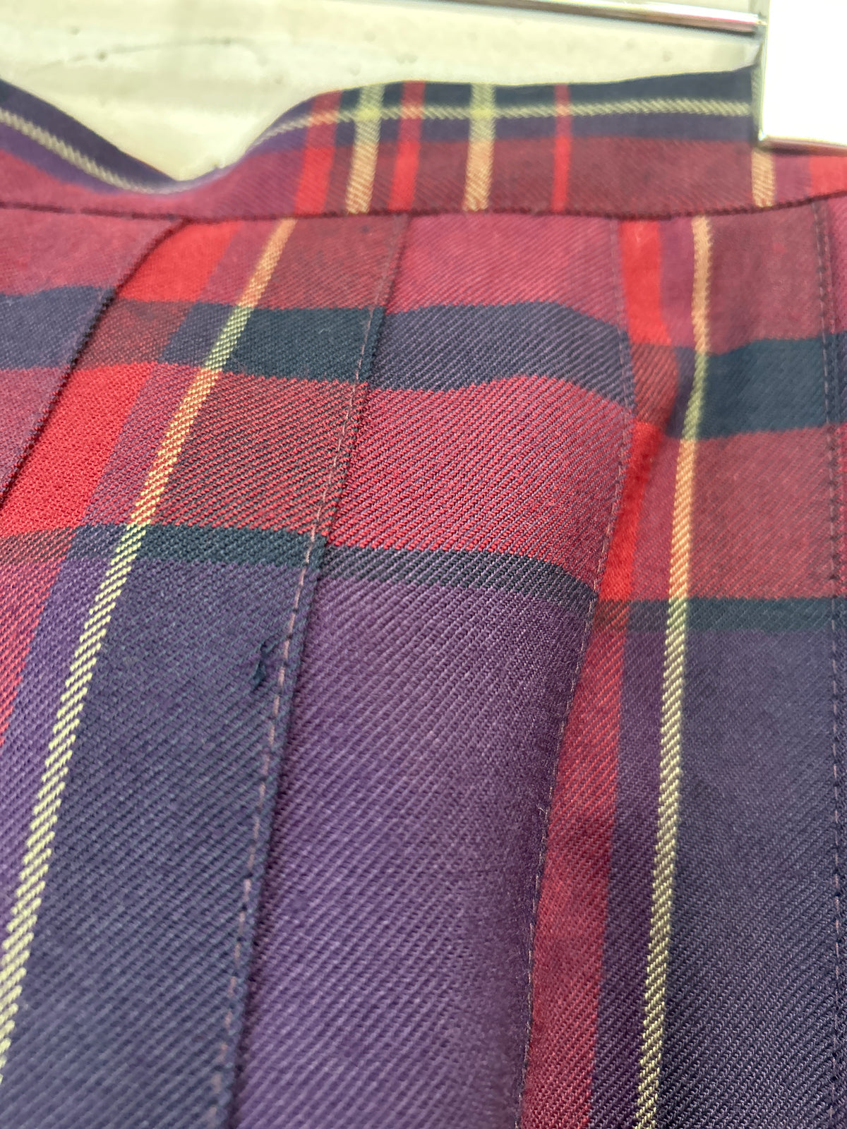 Vintage Plaid Skirt [J34392]